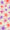 Bookmark with Purple Orange Pink Flowers